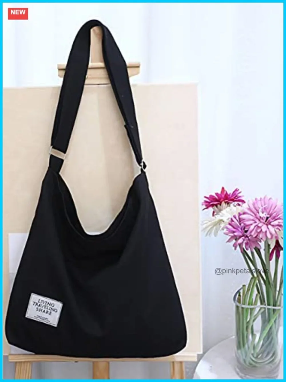Retro Canvas Hobo Crossbody Shoulder Bag Large Capacity Tote